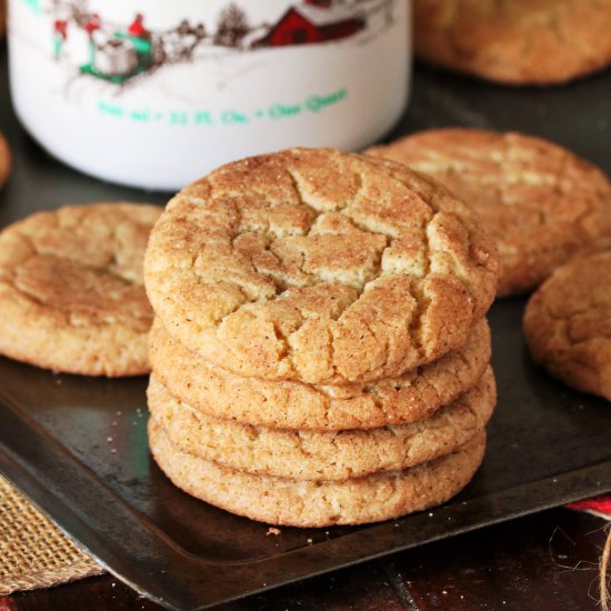 Maple Snickerdoodles