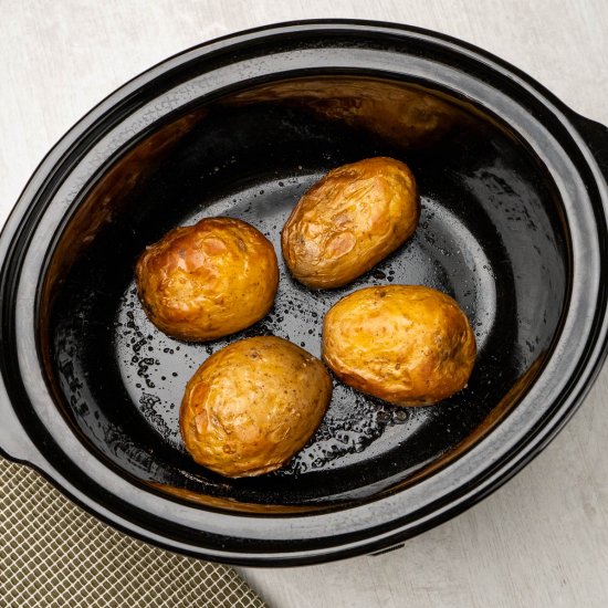 Slow Cooker Jacket Potatoes