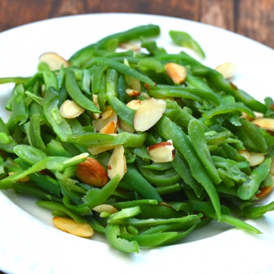 Keto Green Beans with Sliced Almond