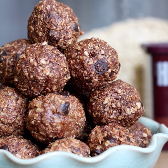 Healthy Nutella Energy Bites