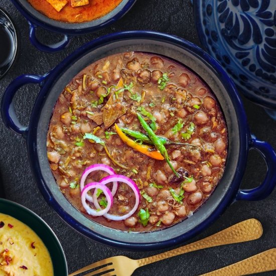 Methi Chole [Fenugreek Chana Masala