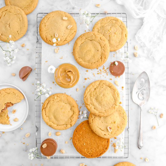 Reese’s Stuffed Cookies