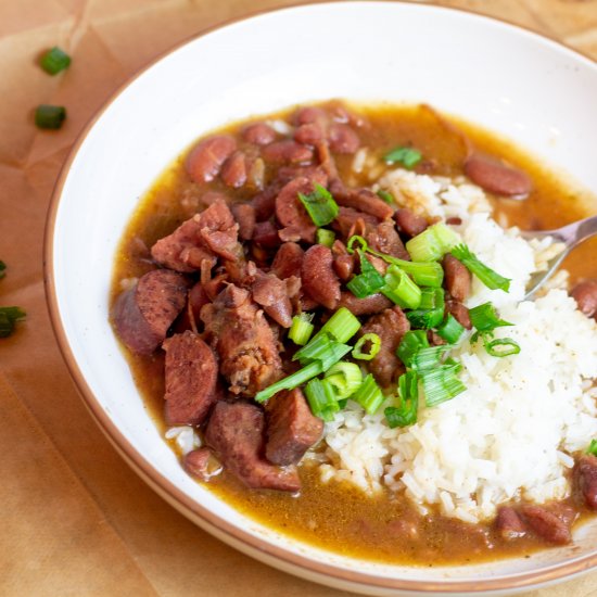 Crock Pot Red Beans and Rice