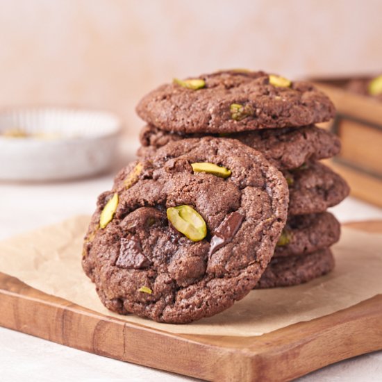 Pistachio Chocolate Chips Cookies