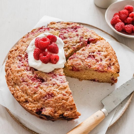 Moist Raspberry Cake (one bowl)