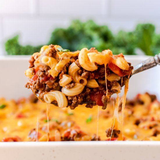 Cheeseburger Casserole