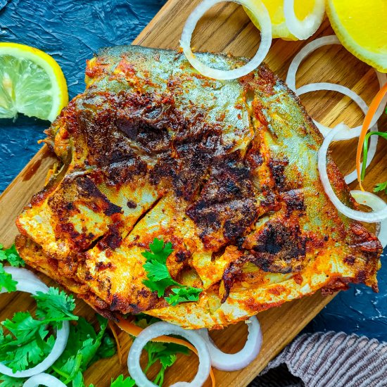 Easy Tandoori Pomfret Recipe