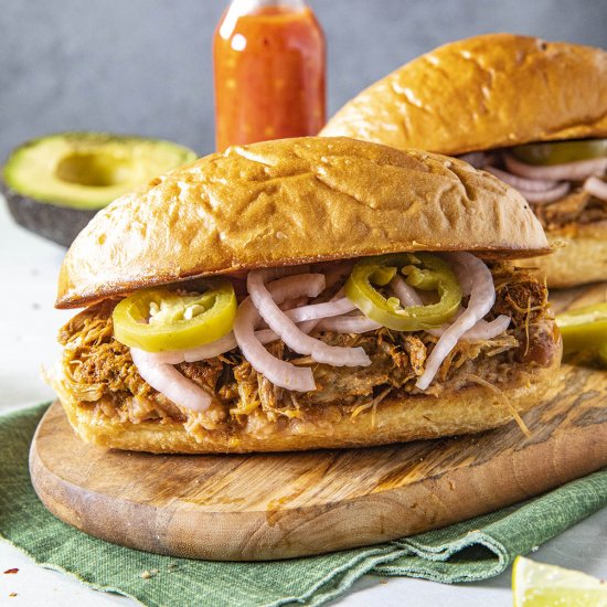 Mexican Pulled Pork Sandwich