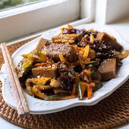 Korean Acorn Jelly Salad