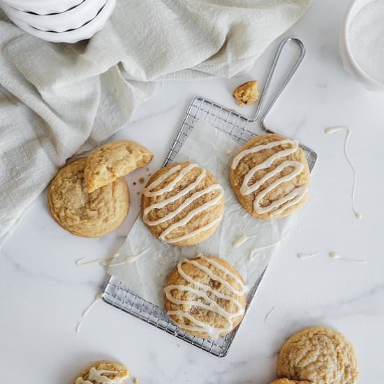 Maple Cookies with Maple Icing