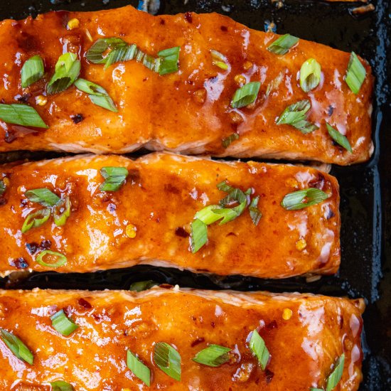 Sheet Pan Firecracker Salmon