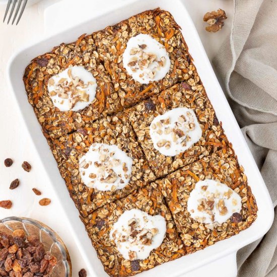 Baked Carrot Cake Oatmeal