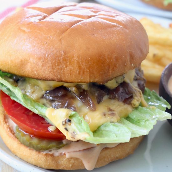 Animal Style Burger