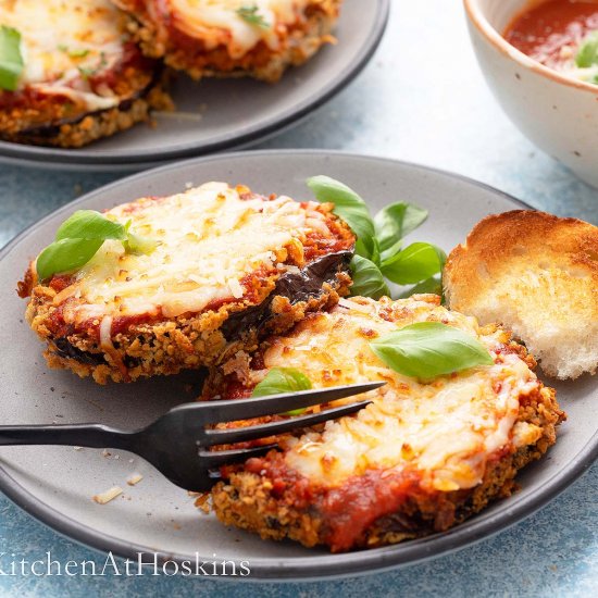 Air Fryer Eggplant Parmesan