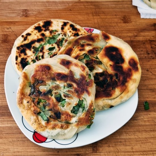 Scallion pancakes