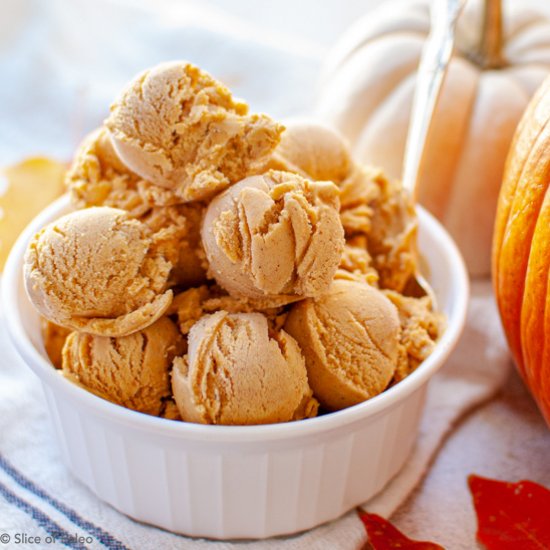 Paleo Pumpkin Ice Cream