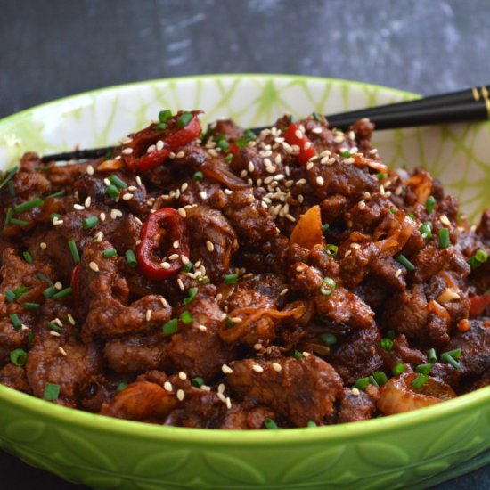 Chinese Crispy Chilli Beef