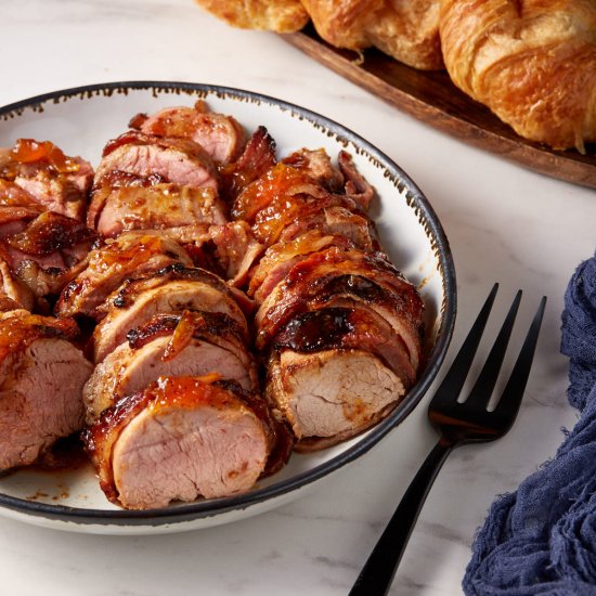 Bacon Wrapped Pork Tenderloin