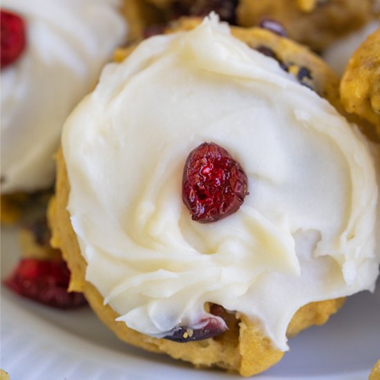 Pumpkin and Cranberry Cookies