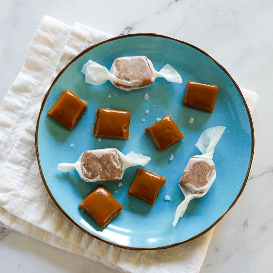 Homemade Salted Caramels