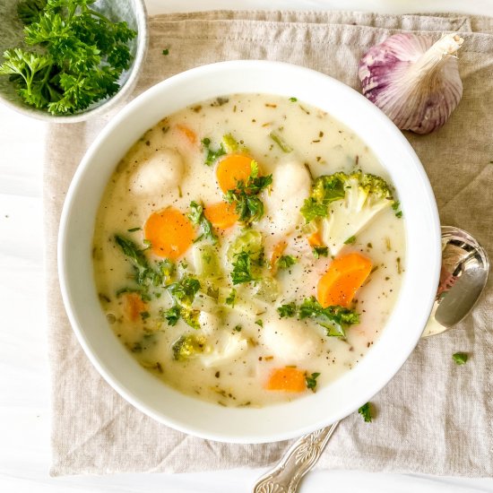 Vegetarian Gnocchi Soup