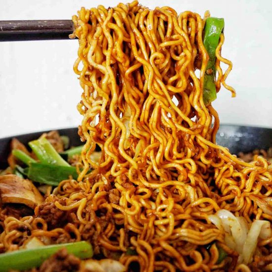 Beef Noodle Stir Fry