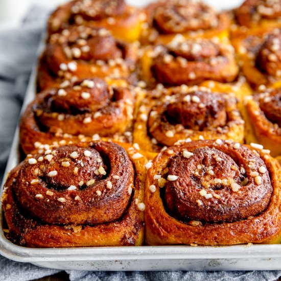 Pumpkin Cinnamon Rolls