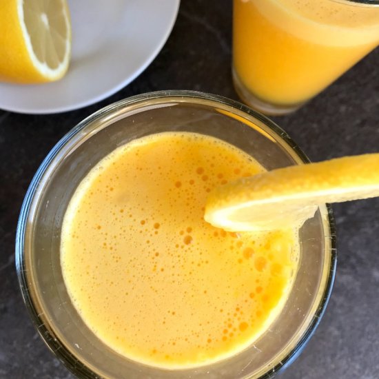 Homemade Orange Lemon Ginger Juice