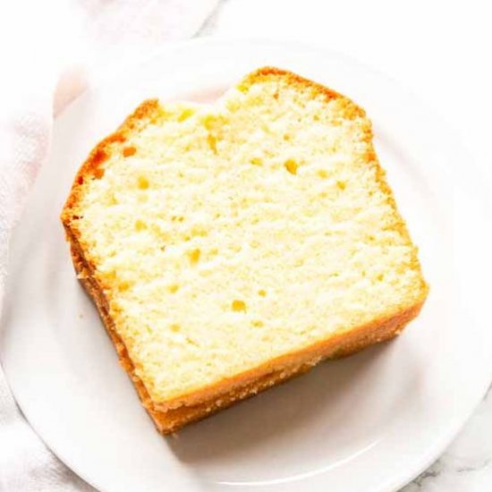 Rich butter cake