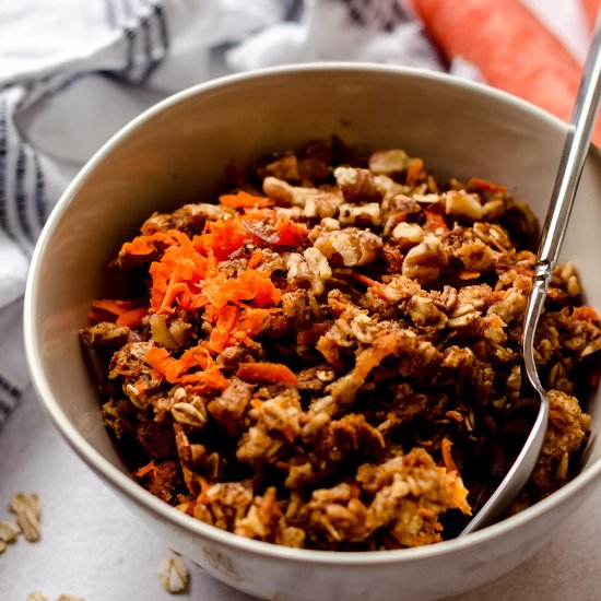 carrot cake baked oatmeal