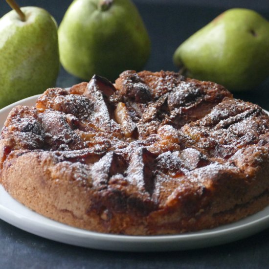 RUSTIC PEAR CAKE