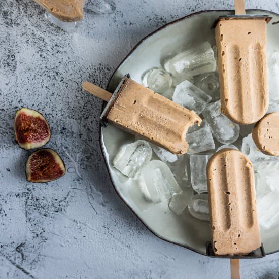 Honey Roasted Fig Popsicles