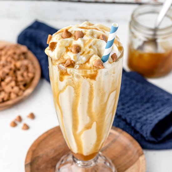 3 Ingredient Butterscotch Milkshake