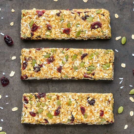 Healthy Nut-Free Granola Bars