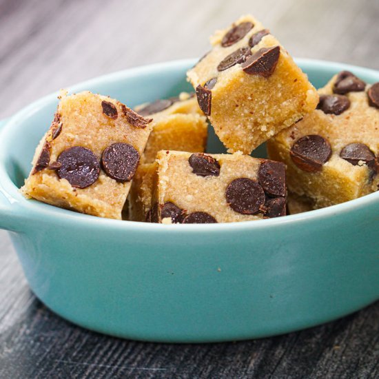 Healthy Cookie Dough Fudge