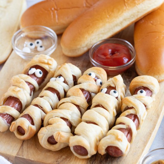 Air Fryer Mummy Dogs