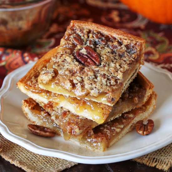 Crescent Pecan Pie Squares