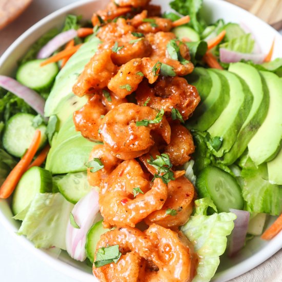 Best Ever Bang Bang Shrimp Salad