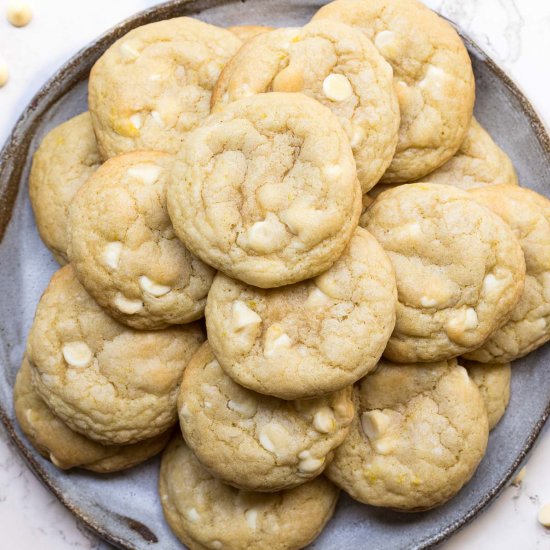 Lemon White Chocolate Cookies