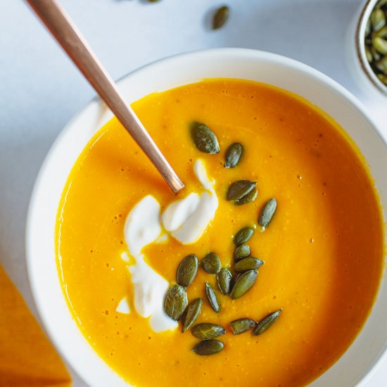 Butternut Squash and Carrot Soup