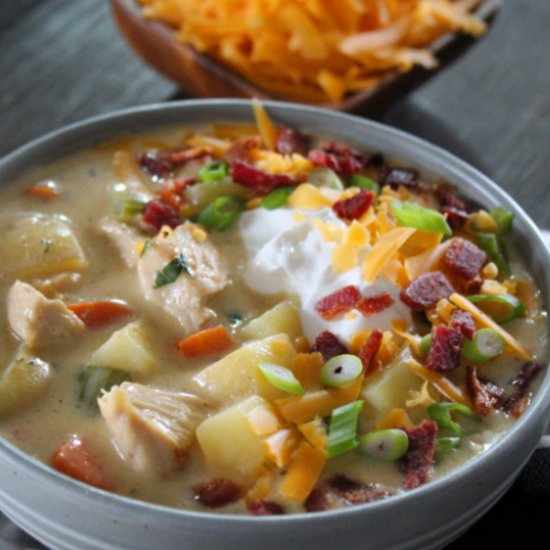 Creamy Chicken Potato Soup