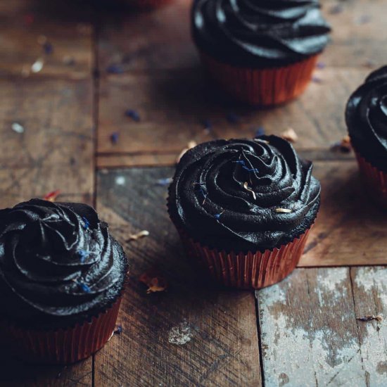 Black Velvet Cupcakes (Vegan)