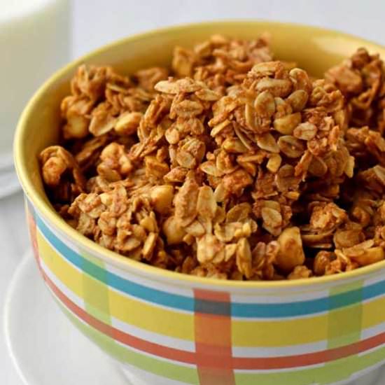 Peanut Butter Granola (gf, df)