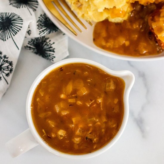 Vegan Onion Gravy