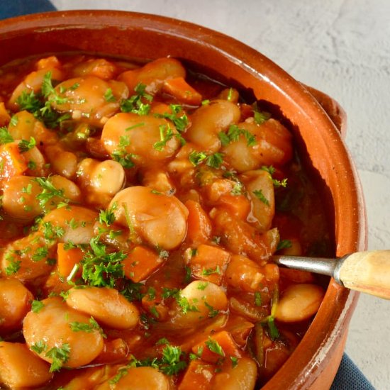 Greek Butter Beans In Tomato Sauce