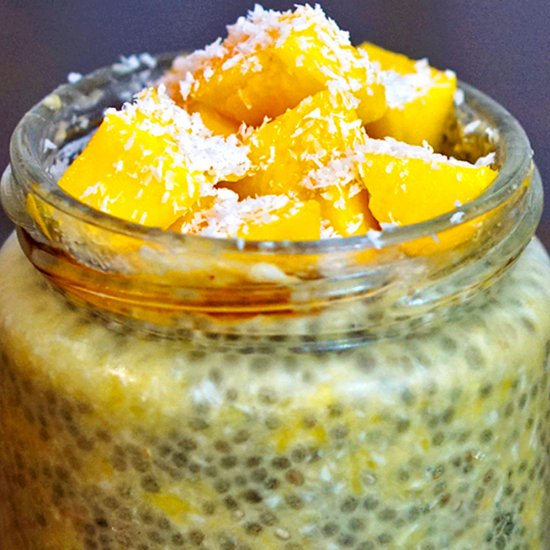 Mango Coconut Chia Pudding