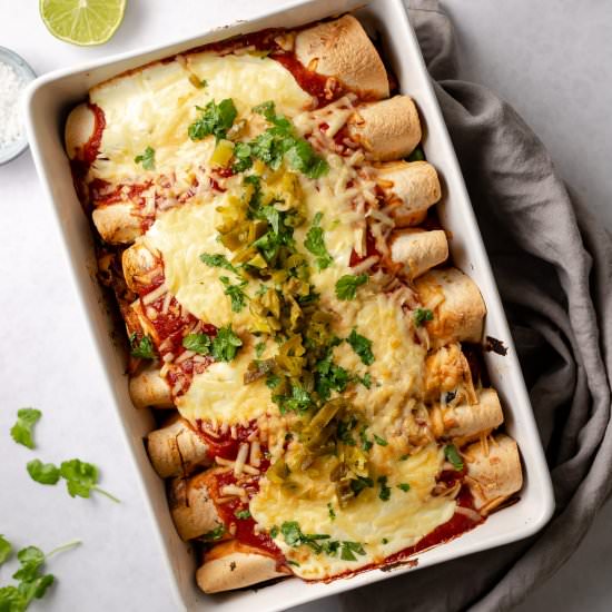 Jackfruit Enchiladas