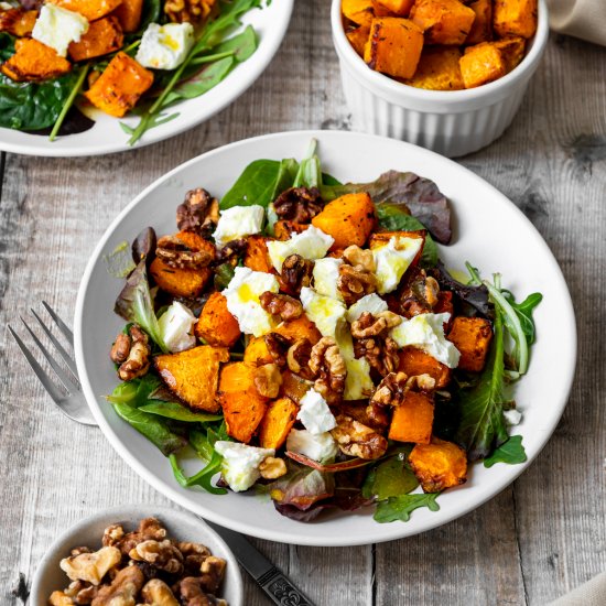 Air Fried Butternut Squash Salad