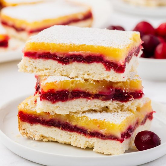 Cranberry Lemon Bars