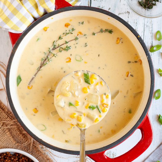 Vegan Corn Chowder